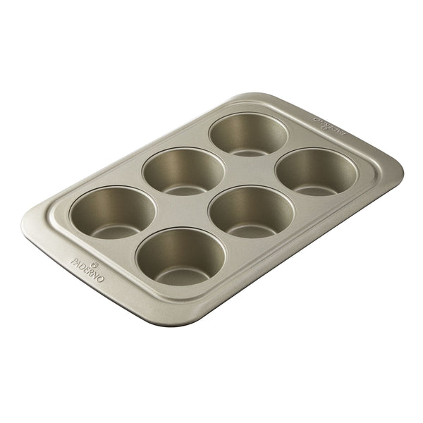PADERNO Non-Stick Jumbo Muffin Tin, 6-Cup Q2