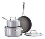 Paderno PFOA-Free Hybrid Clad Cookware Pot Set, 6-pc