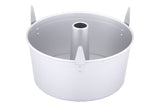 Paderno Professional Uncoated Aluminum Angel Food Cake Pan, Silver