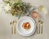 PADERNO Summerside Champagne Matte Stainless Steel Flatware Set, Serves 4, 20-pc