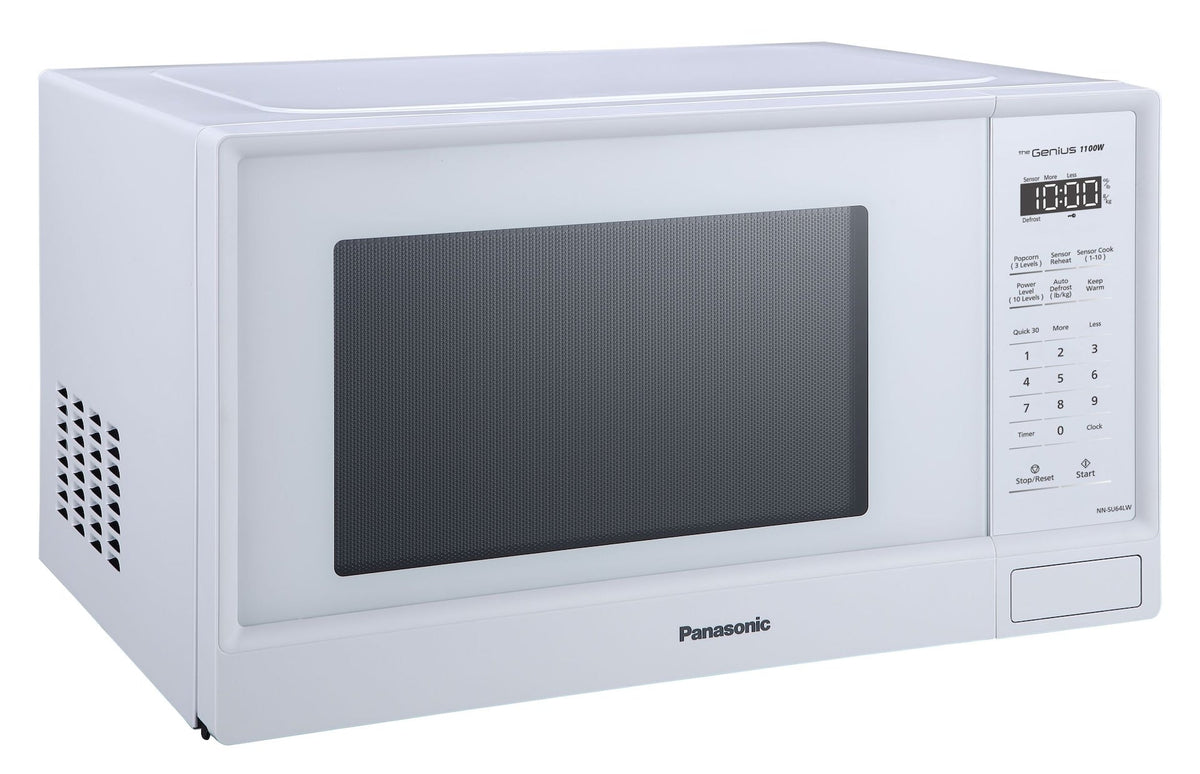 Panasonic NN-SU64LW Countertop Microwave Genius Sensor Cooking, 1.3-cu.ft., Matte White
