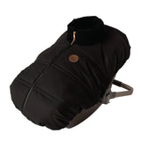 Petit Coulou Lightweight Baby Car Seat Cover, Mid Season (-5°C to 15°C), Black