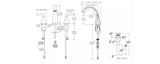 Pfister Rancho 8-in Widespread Bath Faucet, Matte Black