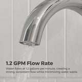 Pfister Raya 4-in Chrome Centerset Bathroom Sink Faucet