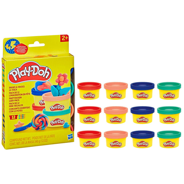 Play-Doh 4-Colour Share Bag for Parties, 1-oz, 12-pc F4