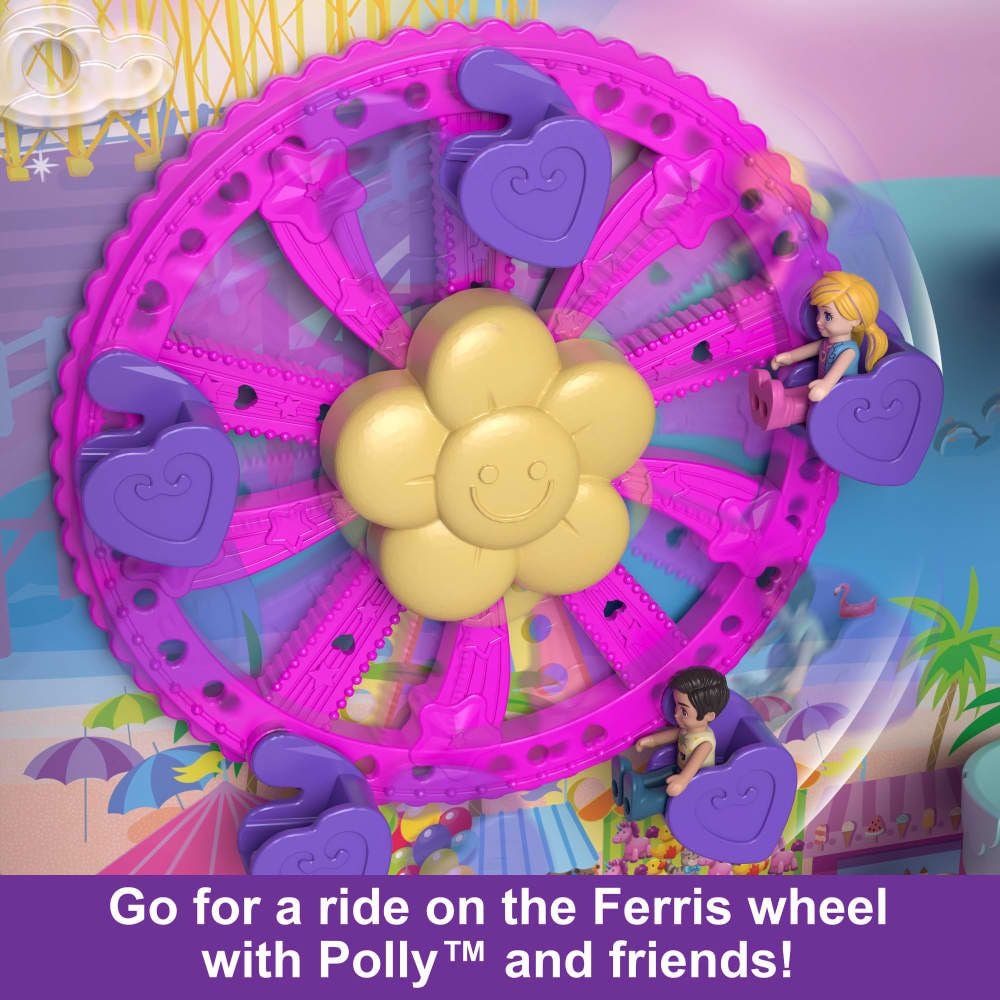 Polly Pocket Pollyville Resort Roll Away