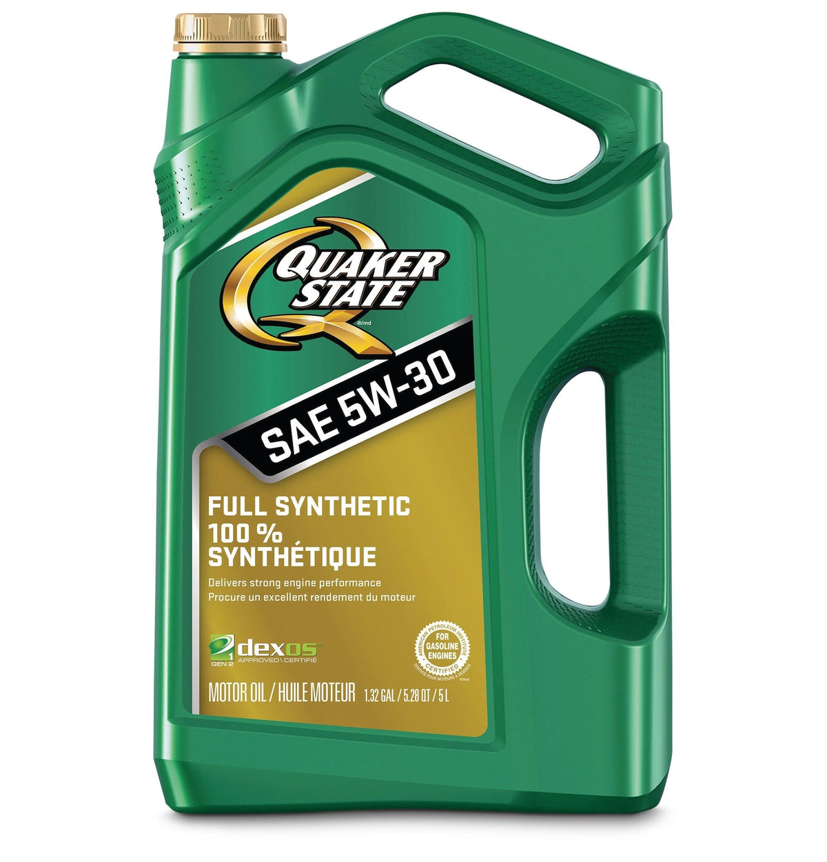 Quaker State Full Synthetic 5W30 Engine/Motor Oil, 5-L