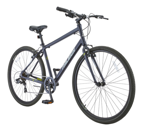 Raleigh Entourage Adult City Bike with V-brakes, 700C, Black R5
