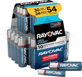 Rayovac AA30/AAA24 Battery Combo Pack, 54-pk