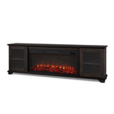 Real Flame Benjamin Landscape Electric Fireplace TV Stand, 81-in, 1500W, Includes Remote Control, Weathered Wood