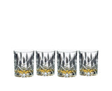 Riedel Double Old Fashioned (DOF) Glass Whiskey Tumbler, Clear, 10.4-oz, 4-pk