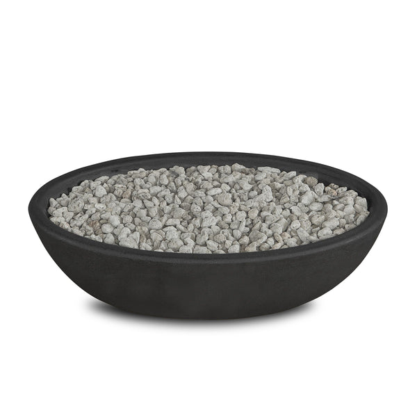 Riverside Oval Concrete Propane Fire Pit in Shale, 48-in A2