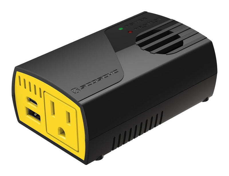 Scosche 150W Portable Power Inverter with Dual USB Ports Y1