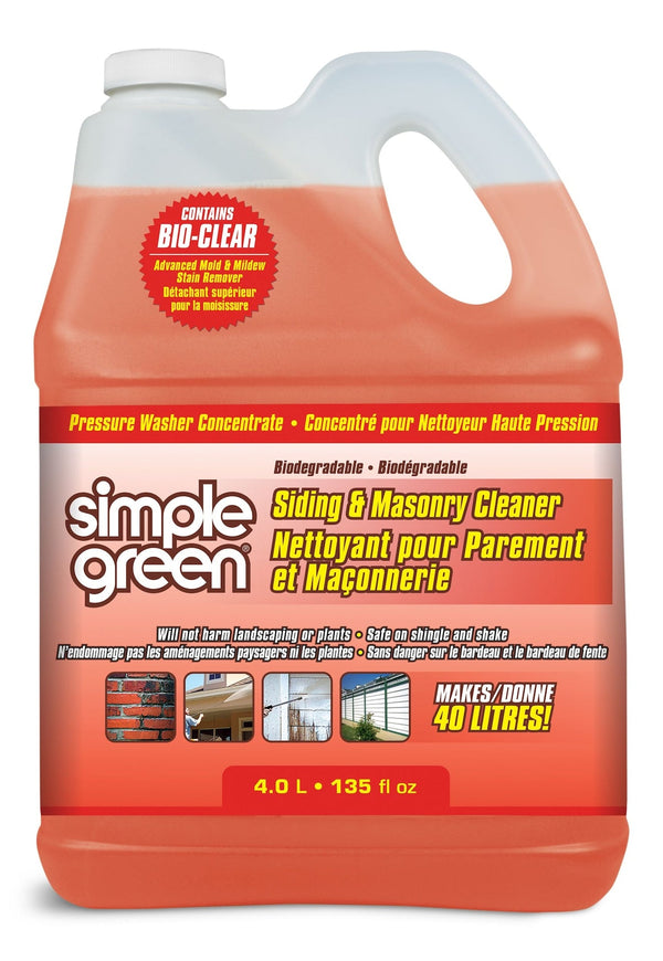 Simple Green Siding & Masonry Pressure Washer Detergent, 4L M9