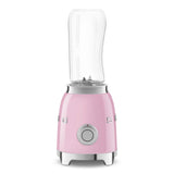 SMEG 300W Stainless Steel Personal Jar Blender, Pink