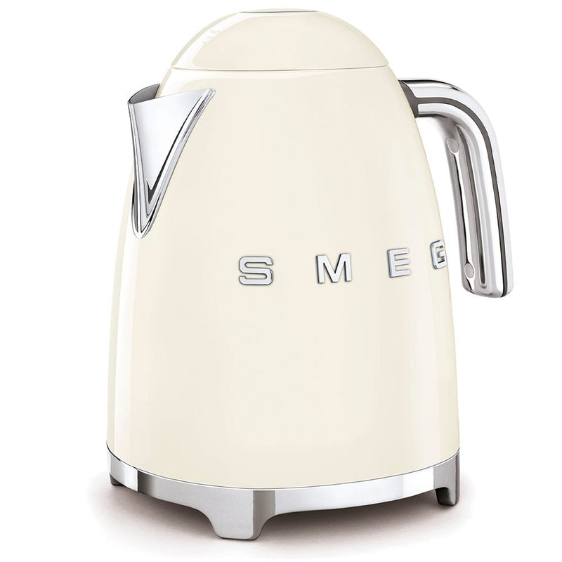 Smeg 50s Retro Style Fix Temperature Countertop Kettle, 1400W, 1.7-L, Cream B8