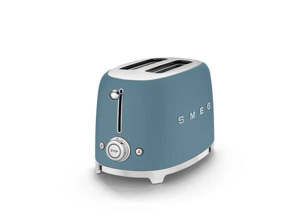 SMEG Compact 2-Slice Traditional Toaster, Storm Blue B9
