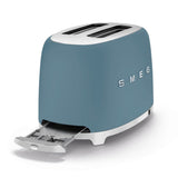 SMEG Compact 2-Slice Traditional Toaster, Storm Blue