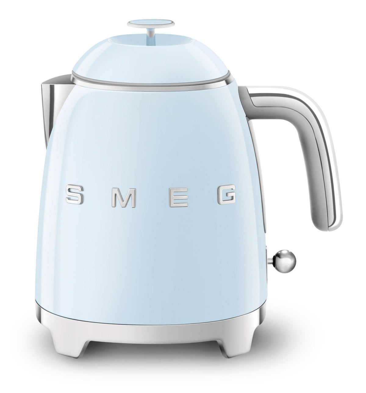 Smeg Retro Style Electric Mini Kettle with Cordless Base, Light Blue, 0.8-L