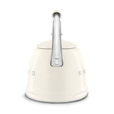 SMEG Traditional Stove Top Whistling Kettle, Cream, 2.3-L