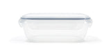 Snaplock Clear Rectangular Clear Food Storage Container with Leakproof Lid, Nestable, 1.3-L