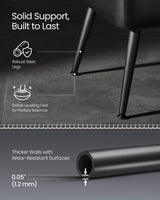 Songmics Home Mid-Century Ink Black Ottoman Storage Bench