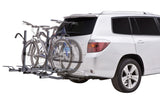 SportRack SR2902LR Crest Deluxe 4-Bike Lock & Tilt Platform Hitch Mount Bike Rack, Fits 2-in Receiver, Granite Grey