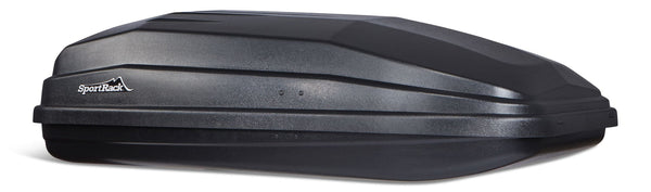 SportRack Vista SR7018 Rectangle-Shaped Roof Top Cargo Box, Lockable, X-Large, Black N7