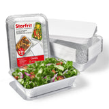 Starfrit Aluminum Container with Board Lid, 30-pk