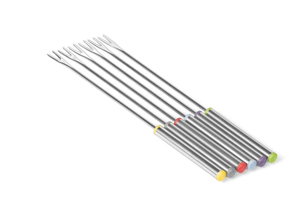 Starfrit Stainless Steel Fondue Fork Set, Dishwasher Safe, One Size, 6-pc R6