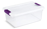 Sterilite ClearView Storage Box with Latched Lid, 14-L