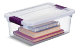 Sterilite ClearView Storage Box with Latched Lid, 14-L