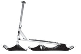 Stiga Snow Kick Free Kids' Winter Snow Ski Scooter with Height Adjustable Handle, Ages 7+