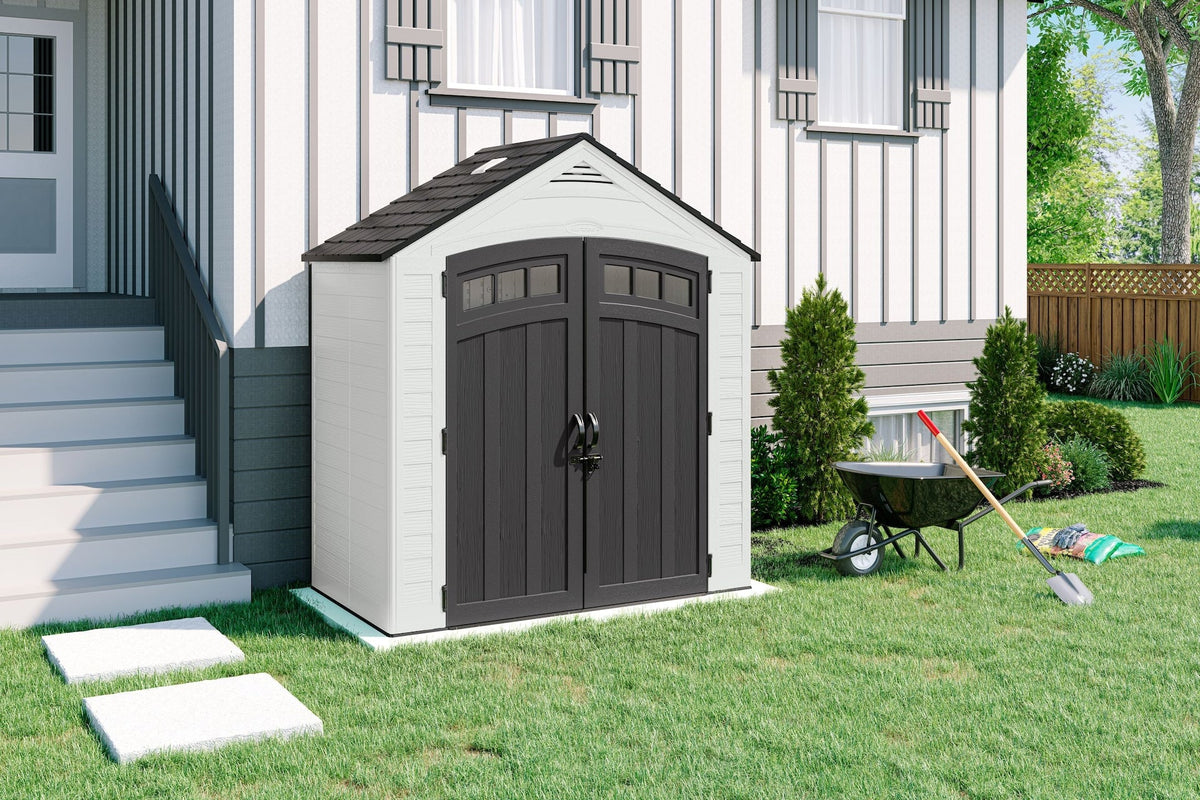 Suncast Vista 7x4-ft All-Weather Ice Cube Storage Shed