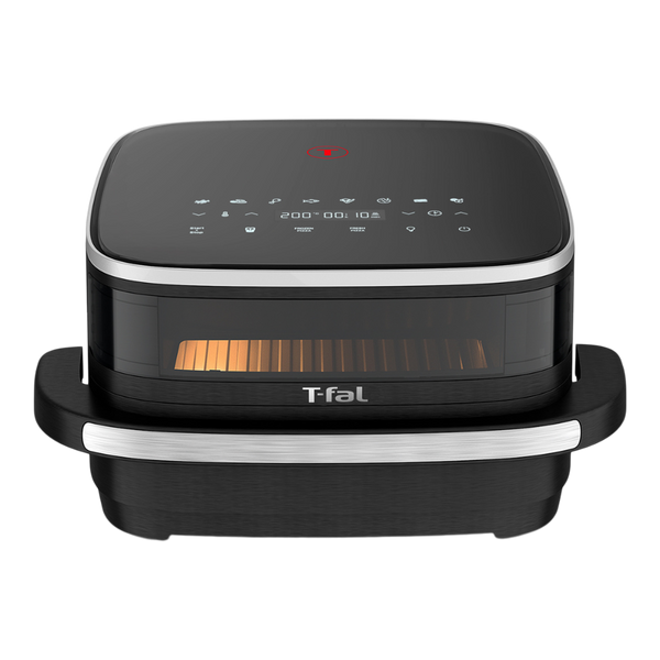 T-fal Easy Fry XL Surface Air Fryer, 10-in-1, Large Air Fryer, Super-Sized Cooking Surface, Compact Format, 4L / 4.2Qt, Black N8