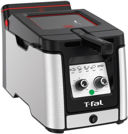T-fal Odorless Deep Fryer, Stainless Steel, 3.5-L T4