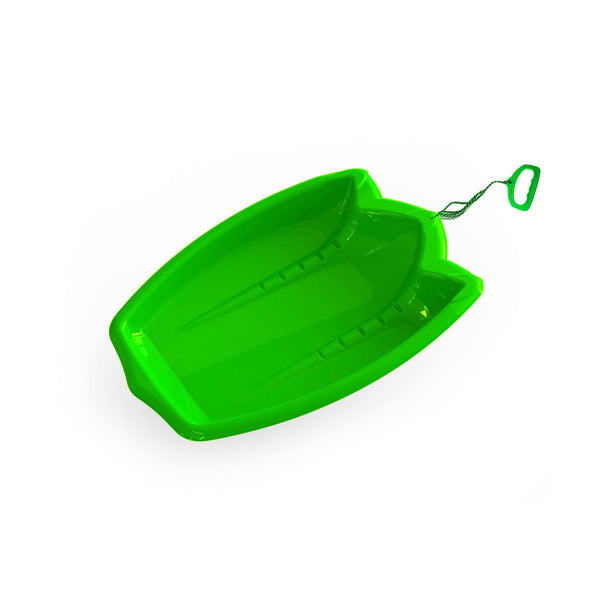 T-Rex Dinosaur Paw Kids' 1-Person Plastic Winter Snow Sled/Toboggan with Tow Rope C5