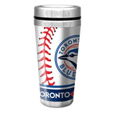 Toronto Blue Jays Stainless Steel Travel Mug For MLB Baseball Fans/Collectors, 16-oz