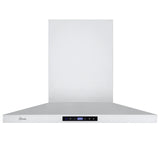 Turin Nova Pro Wall-Mounted Range Hood, Stainless Steel, 30-in