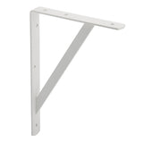 type A Heavy-Duty Shelf Bracket, White, 8 x 12-in