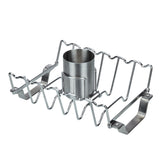Vermont Castings Stainless Steel Chicken Roaster & Rib Rack for Grilling/Roasting, 11-in