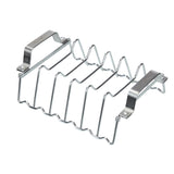 Vermont Castings Stainless Steel Chicken Roaster & Rib Rack for Grilling/Roasting, 11-in