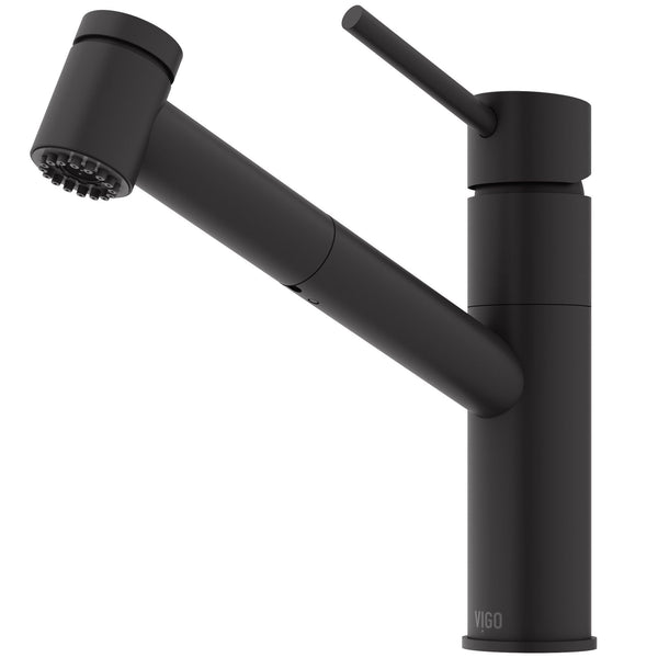 VIGO Branson 9-in Kitchen Faucet, Various Finishes Y3