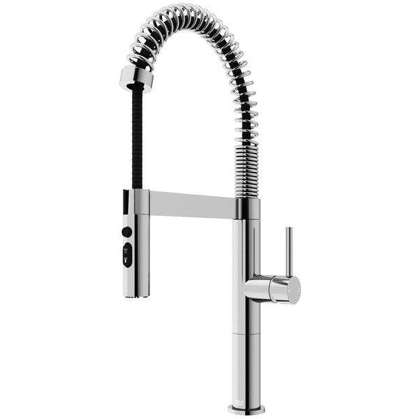 VIGO Edison Pro 20-in Kitchen Faucet, Various Finishes X8