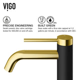 VIGO Sottile MatteShell Matte Black Bathroom Sink/Basin Set with Lexington Faucet and Glass Rectangular Vessel