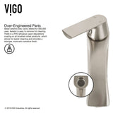 VIGO White Frost White Bathroom Sink/Basin Set with Linus Faucet and Round Glass Vessel