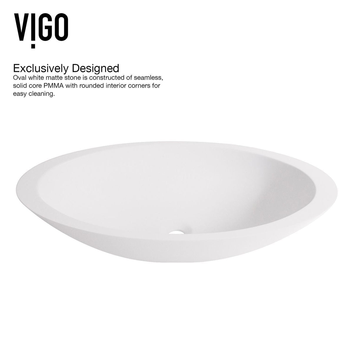 VIGO Wisteria White Bathroom Sink Set with Matte Black Olus Faucet