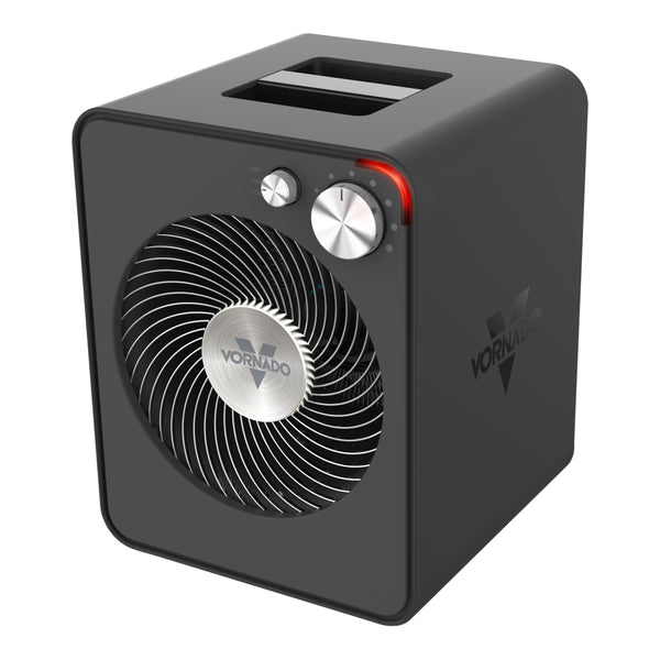 Vornado VMHi300 Whole Room Metal Heater with Adjustable Thermostat, Storm Grey V0