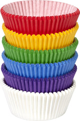 Wilton Paper Baking Cups, Rainbow, 2-in, 150-pk