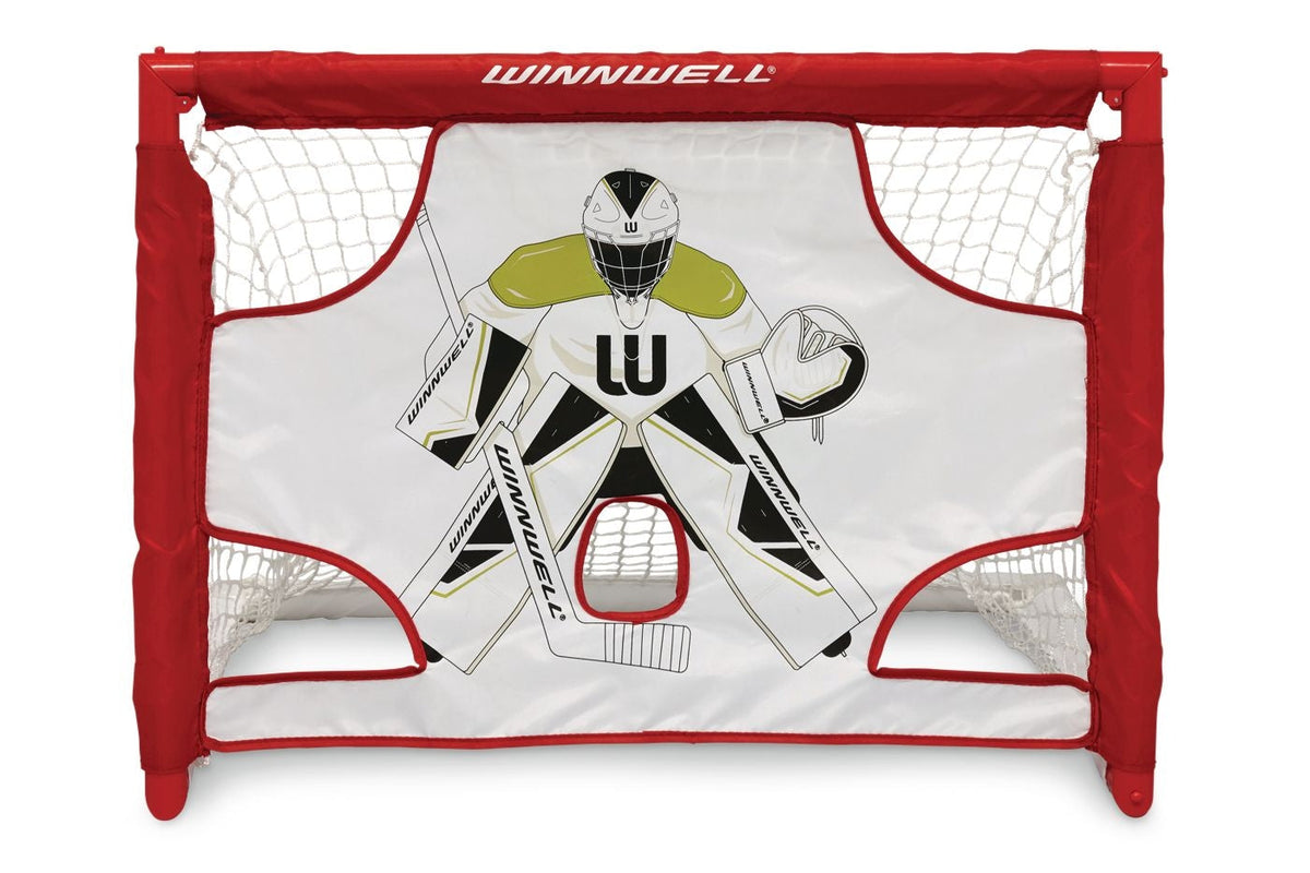 Winnwell PVC Collapsible Mini Hockey Net Set, 5-pc